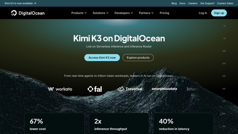 Сайт DigitalOcean