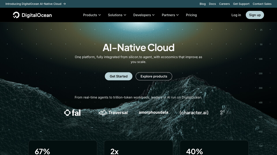 Сайт DigitalOcean